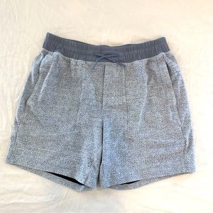 Lululemon “At Ease” Grey shorts - large